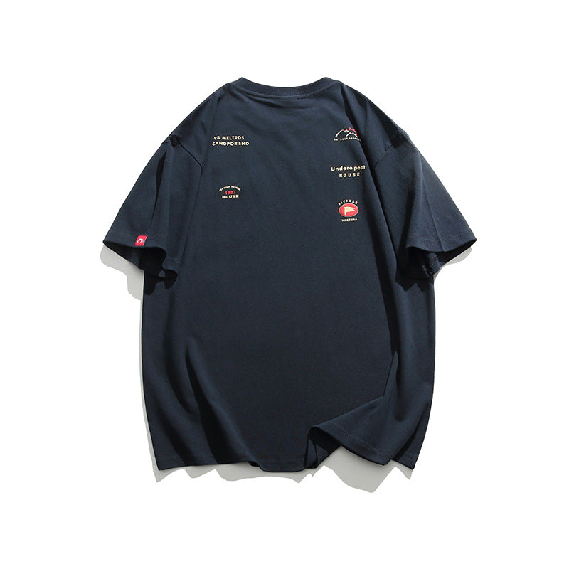 無地ポケットカジュアルtシャツ