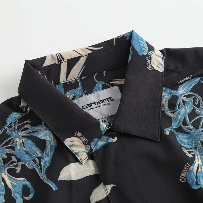 High-quality, soft textured all-over print aloha shirt