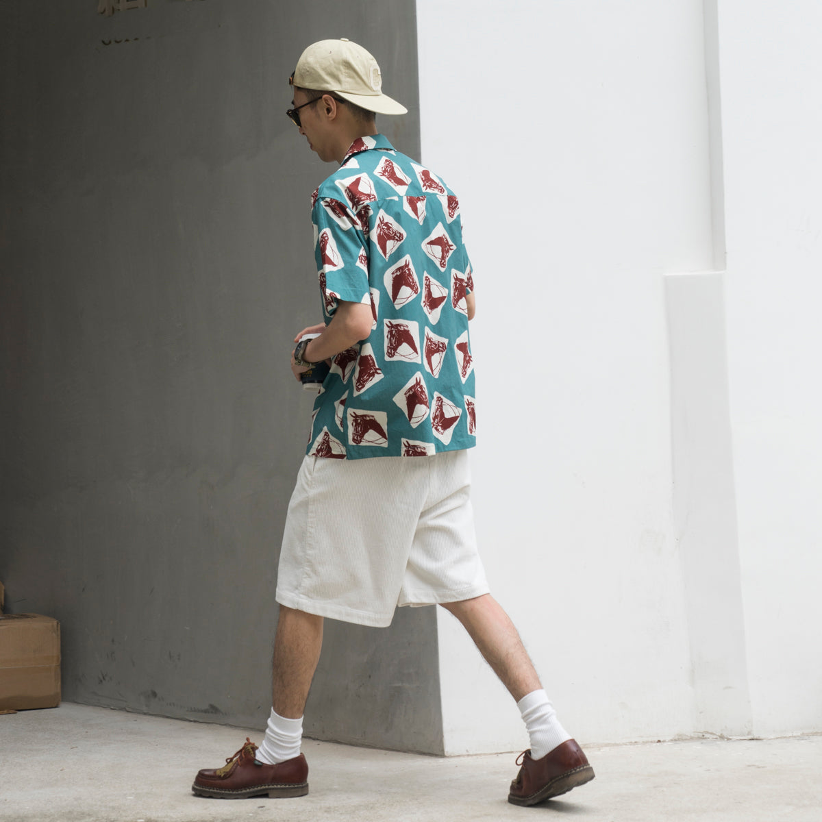 Fashion Print Aloha Shirt