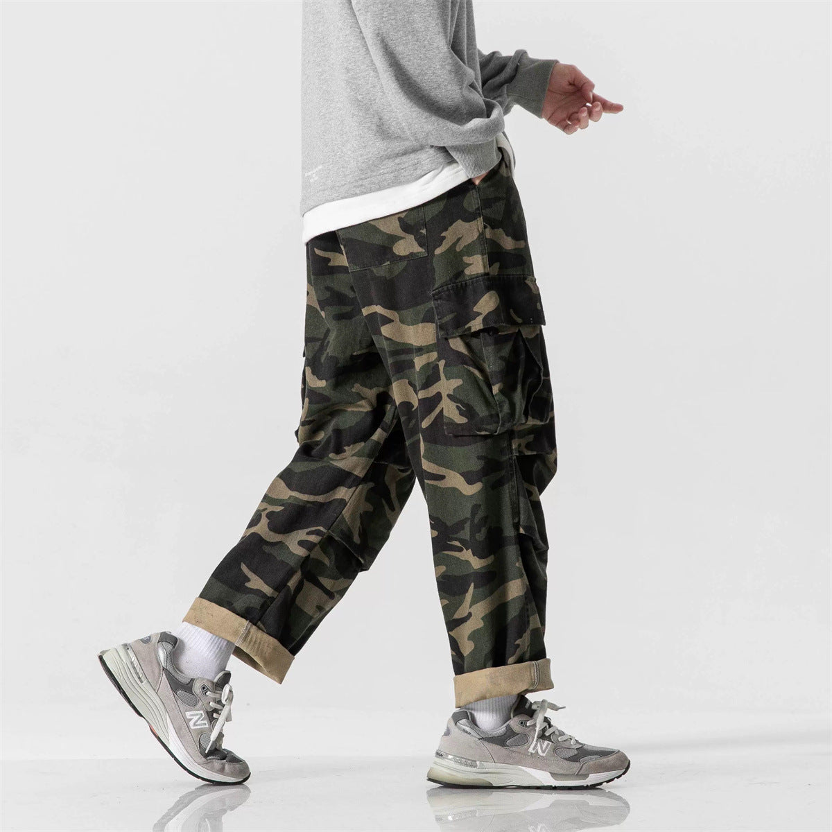 Autumn New Functional Pocket Camouflage Cargo Pants
