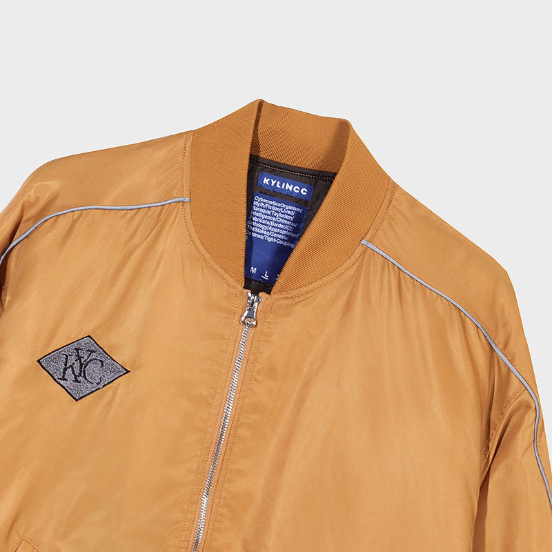 Lightweight retro plain jacket