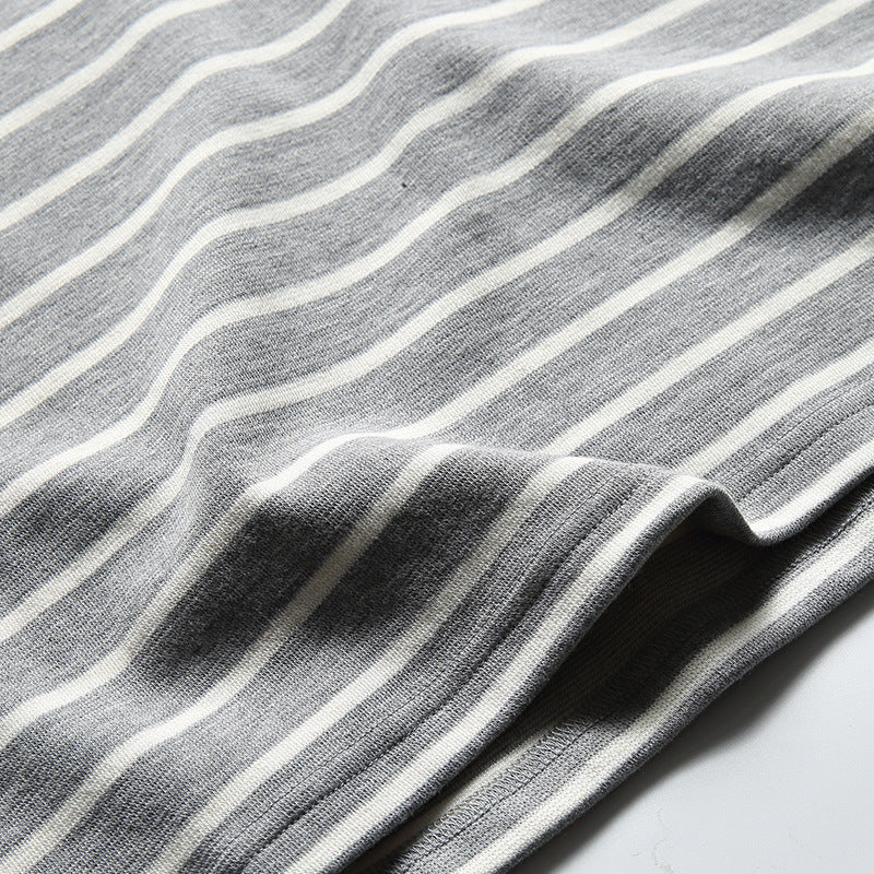 New Autumn Collection: Striped Pocket Long Sleeve T-Shirt