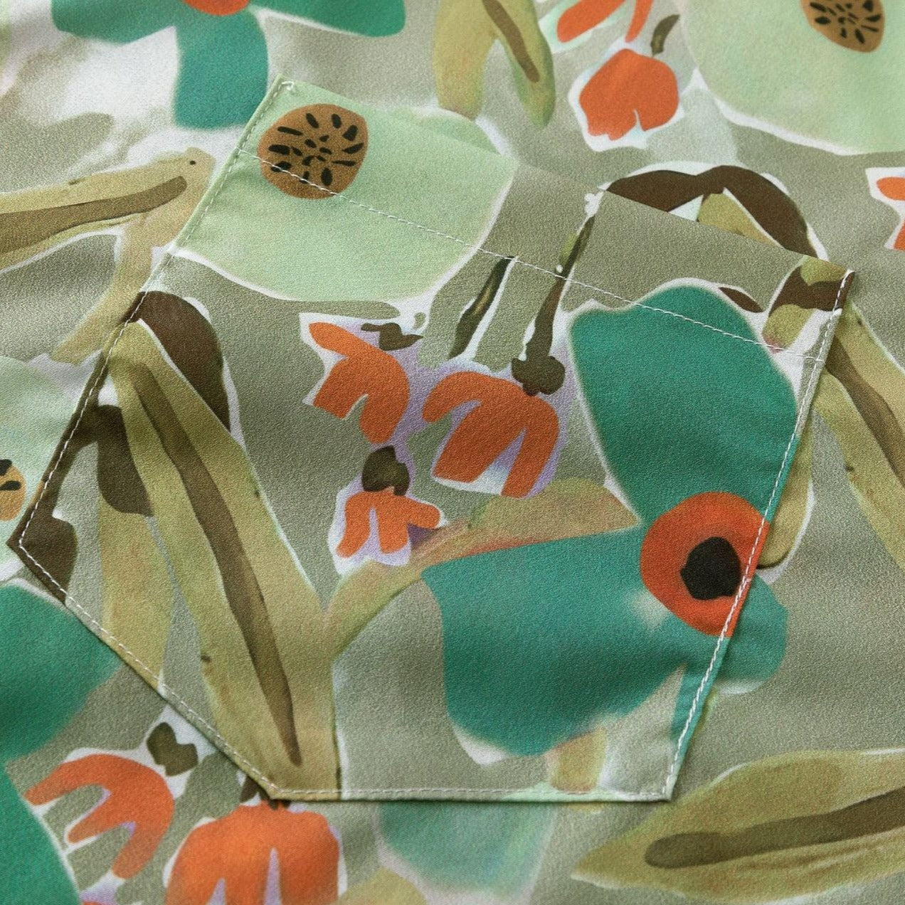 Hawaiian Vacation Floral Print Shirt