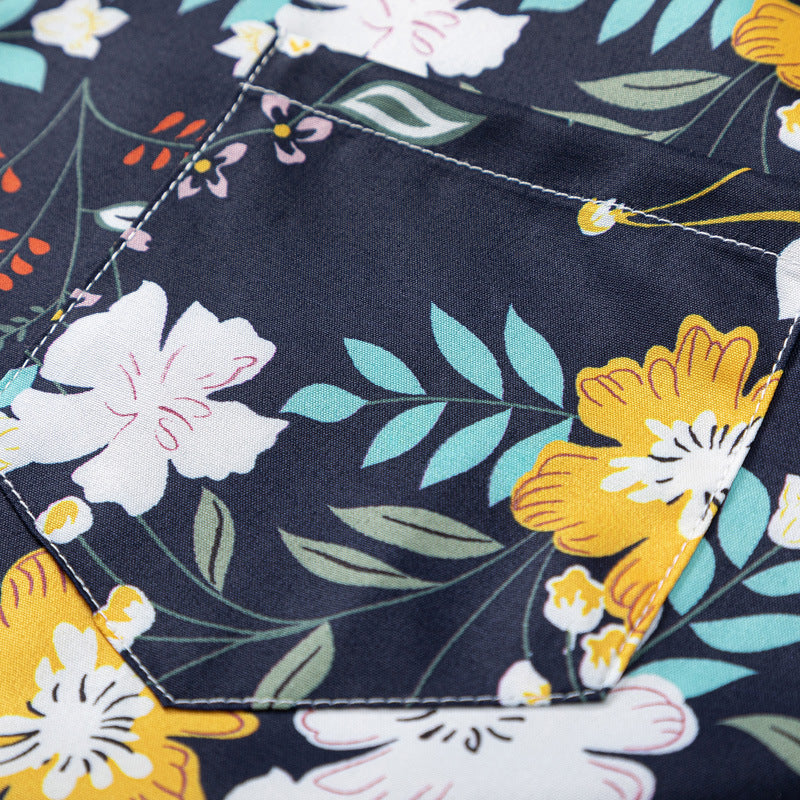 Hawaiian Vacation Painting Print Shirt