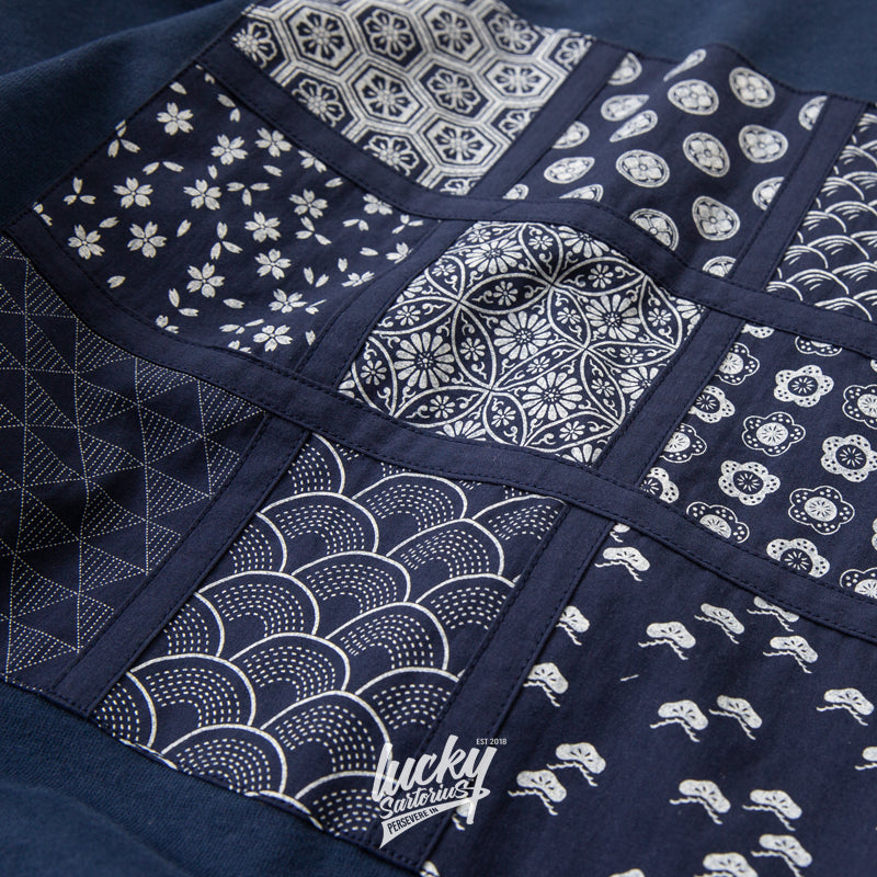 Ethnic indigo dyed T-shirt