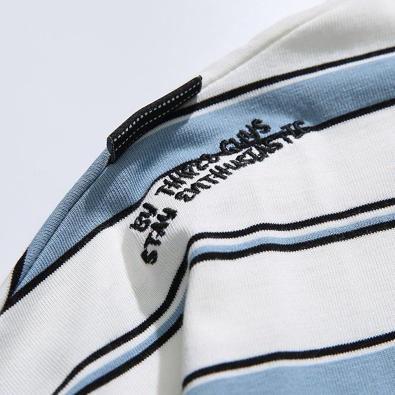 Classic striped long-sleeved t-shirt