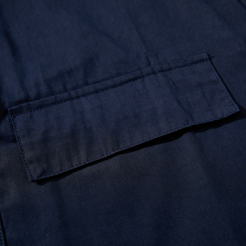 Corduroy neck casual jacket