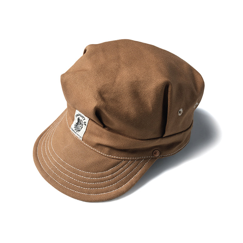 Adjustable Retro Striped Canvas Octagonal Hat