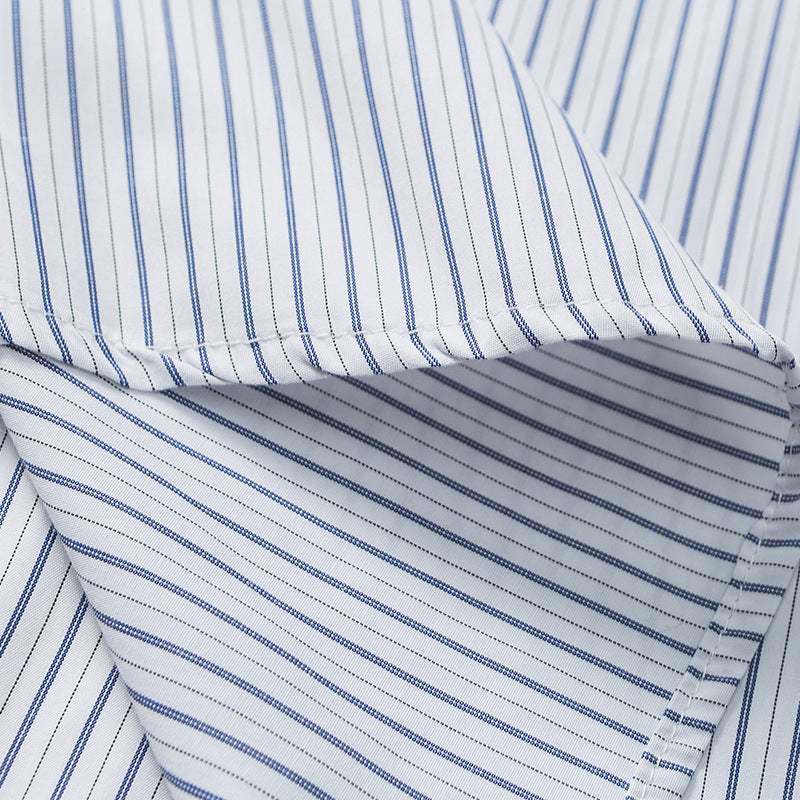 Classic striped long-sleeved shirt