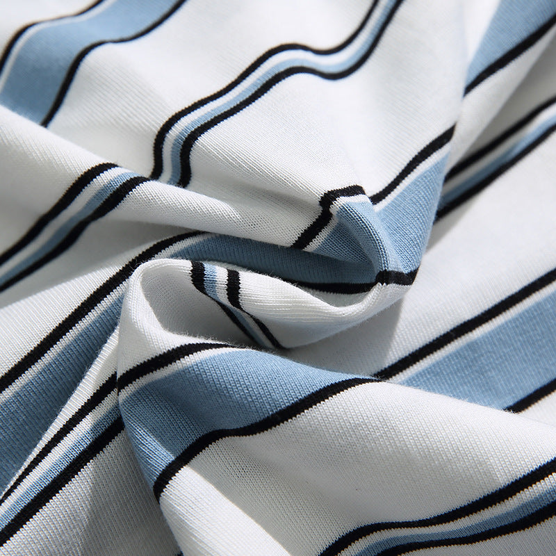 Classic striped long-sleeved t-shirt