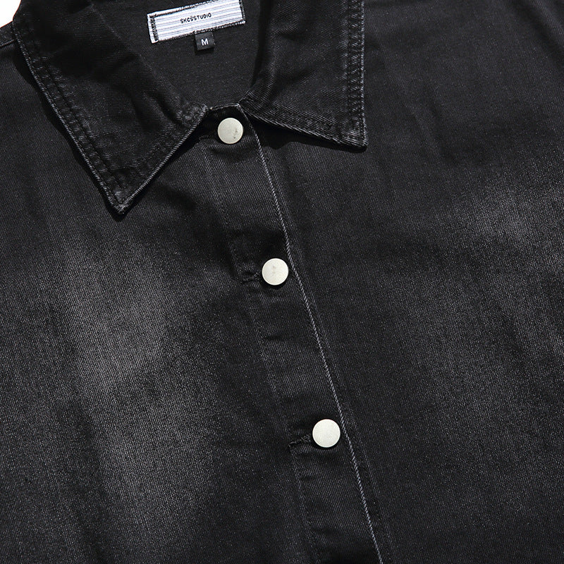 Washed Black Retro Jacket