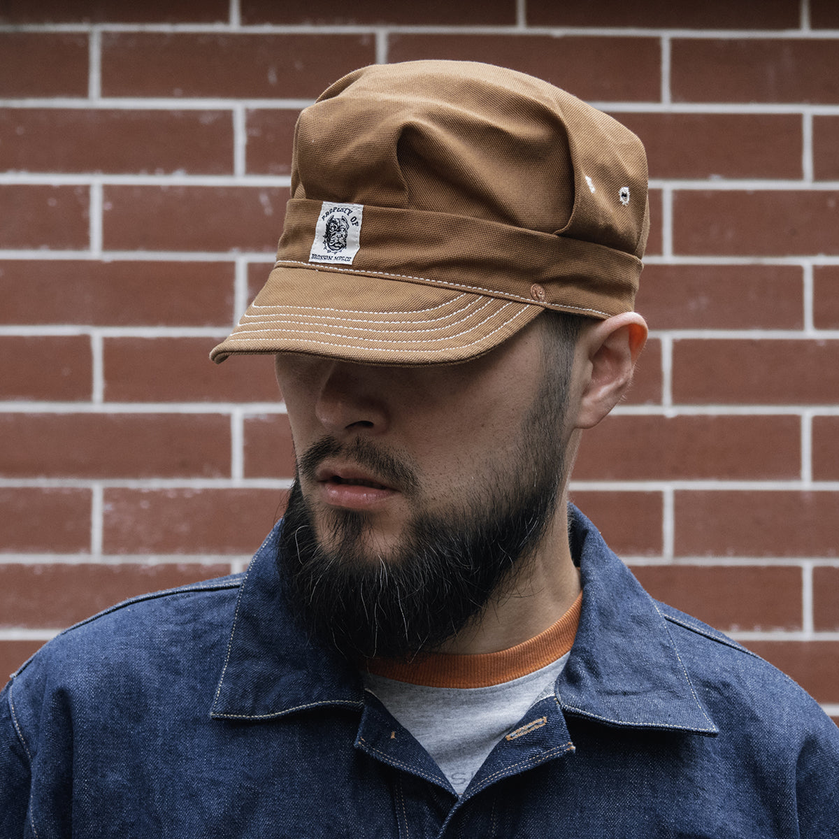 Adjustable Retro Striped Canvas Octagonal Hat