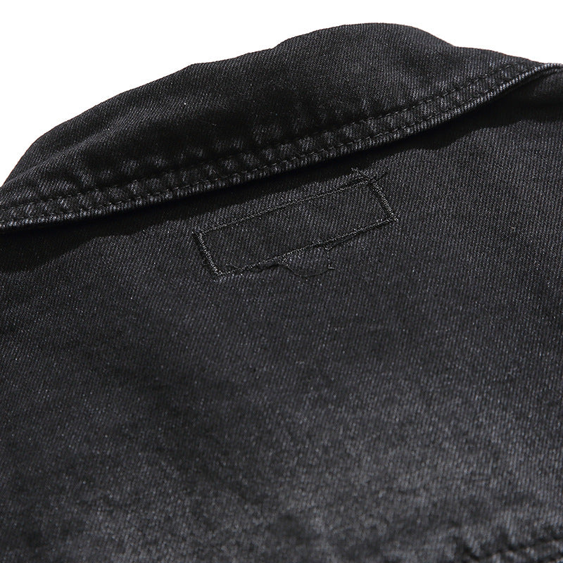Washed Black Retro Jacket