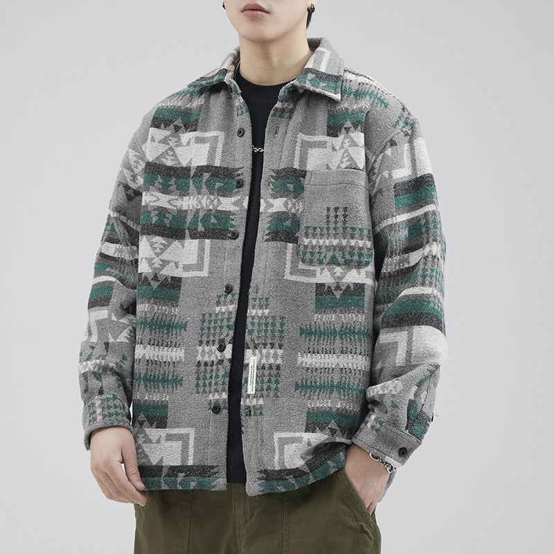 Ethnic print shirts available in sizes M-4XL