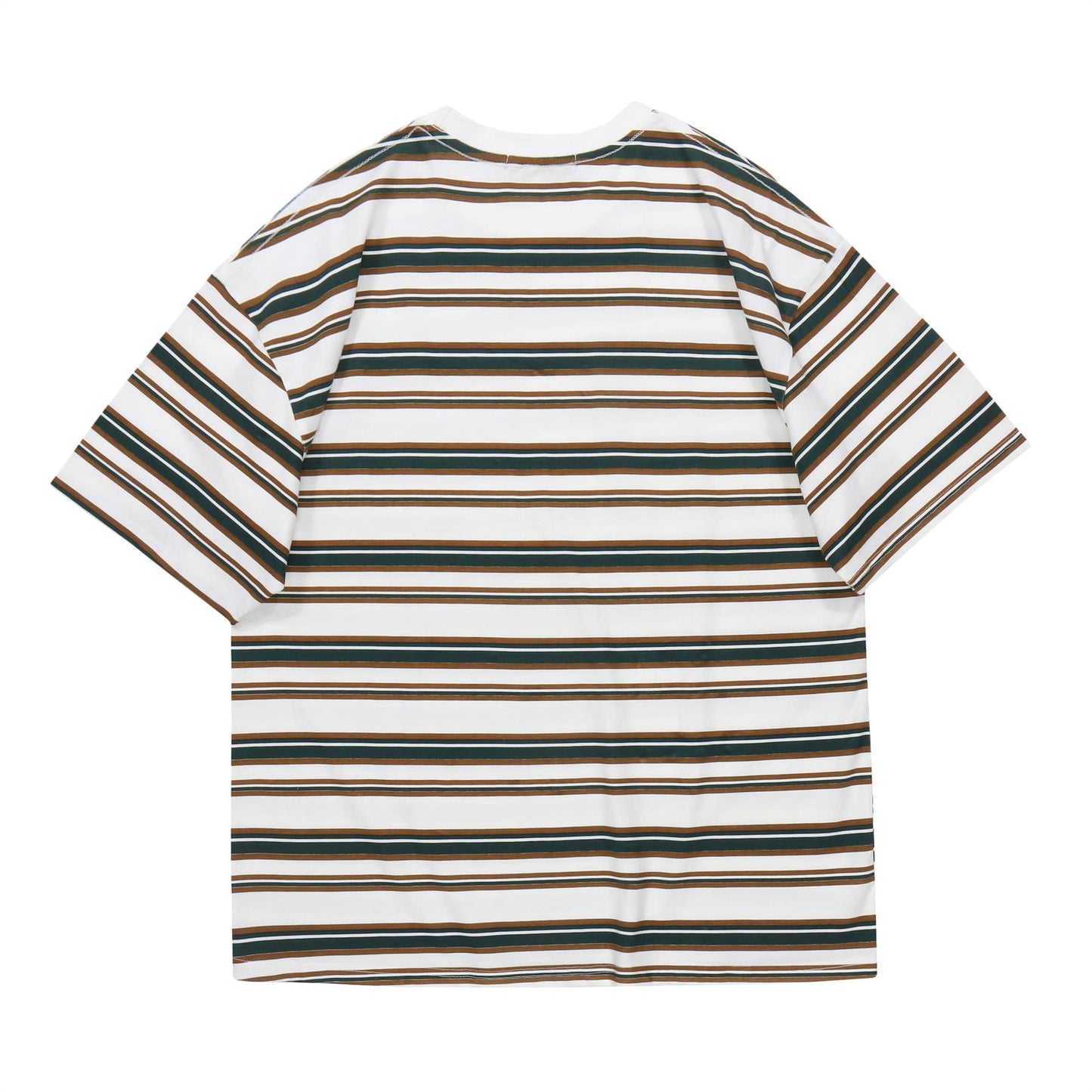 Classic horizontal striped short sleeve T-shirt