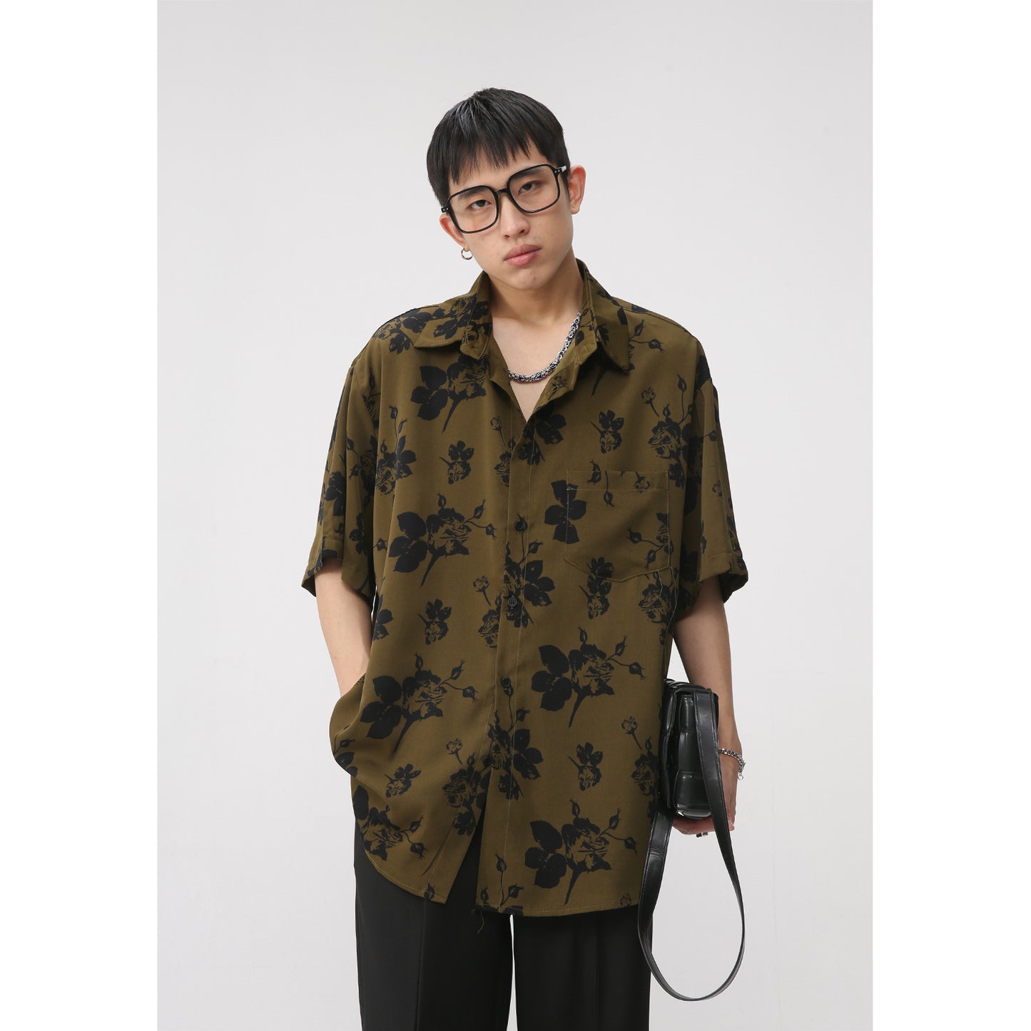 Hawaiian Print Short Sleeve Shirt