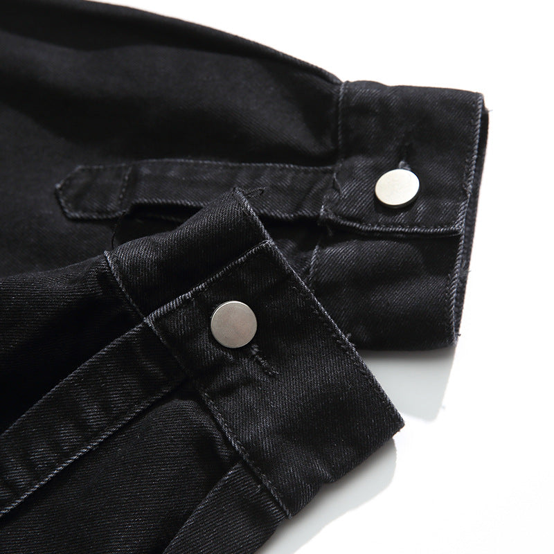 Washed Black Retro Jacket