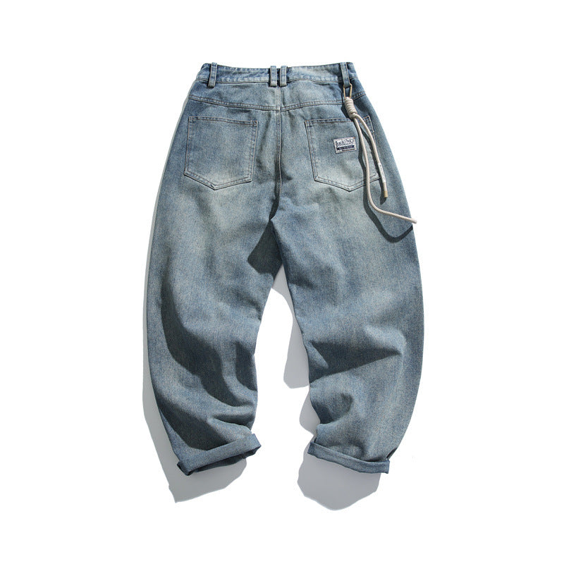 cityboy removable strap washable denim pants