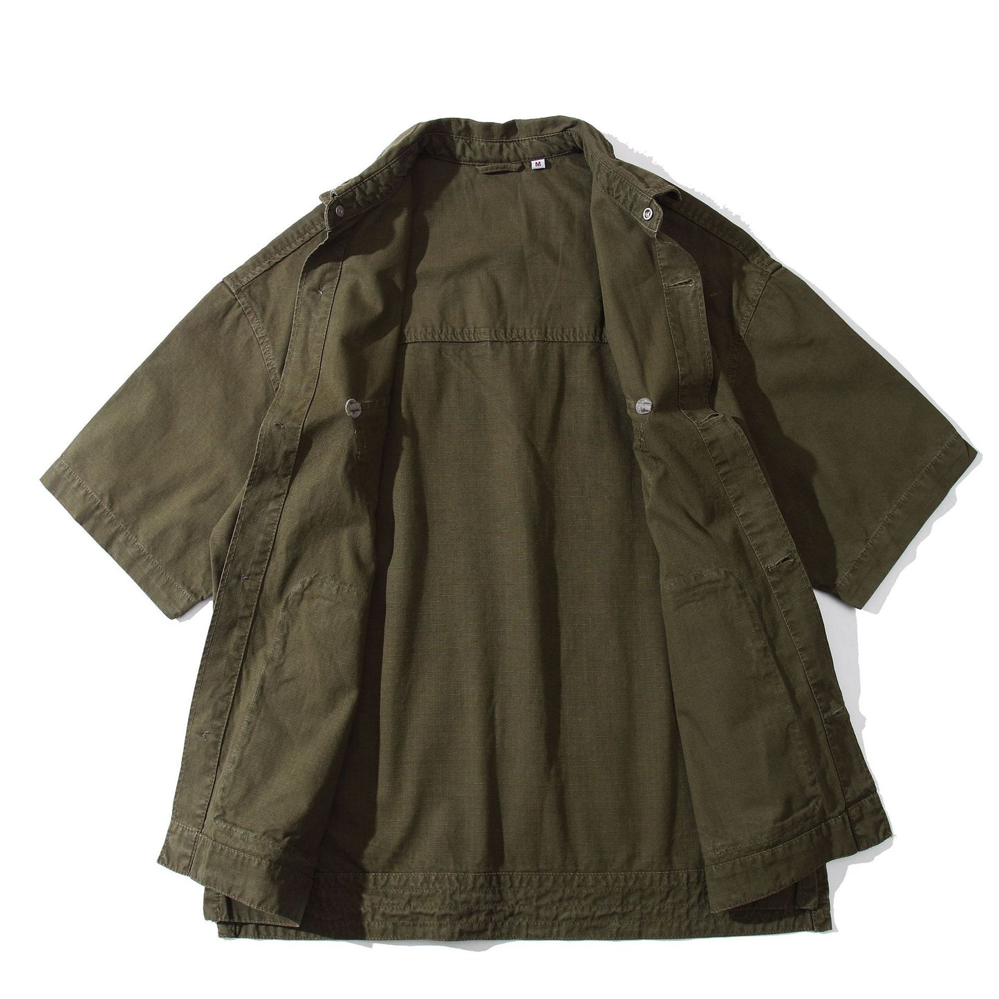 Retro Camouflage Pocket Short Sleeve Shirt