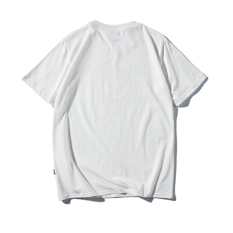 Cute carp print casual T-shirt
