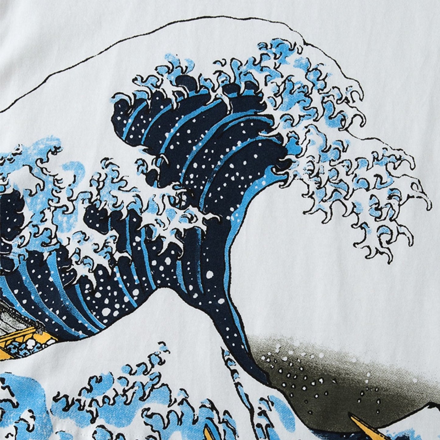 "Under the Wave off Kanagawa" Ukiyo-e style cotton T-shirt