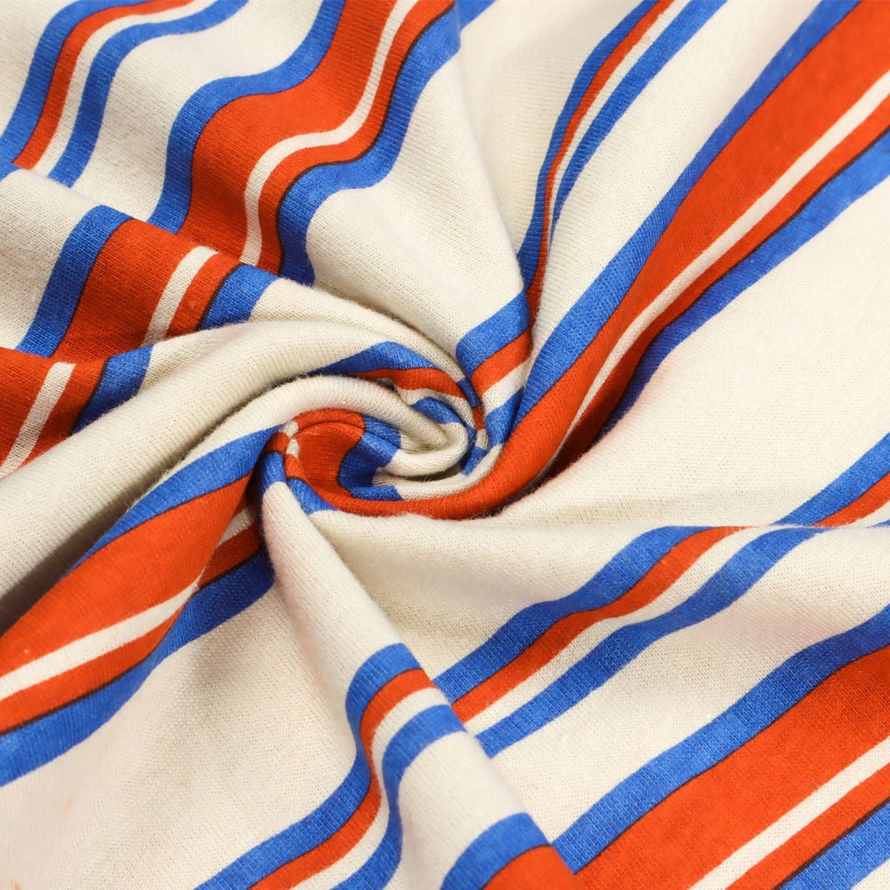 Classic horizontal striped short sleeve T-shirt