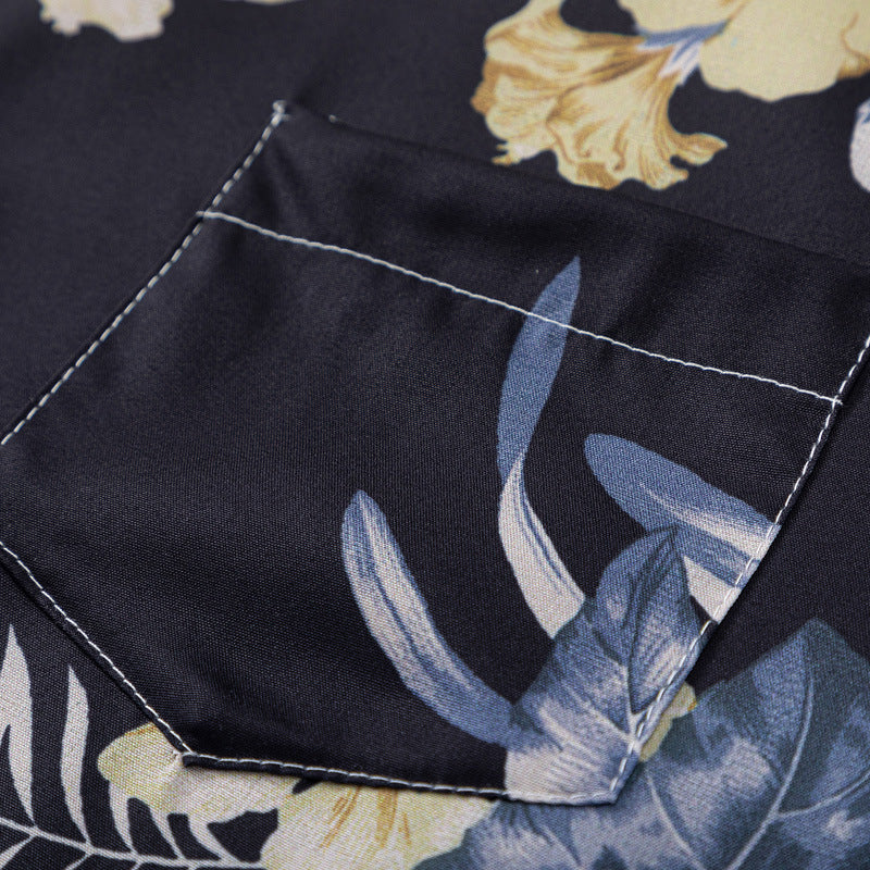 Retro all-over print aloha shirt perfect for summer