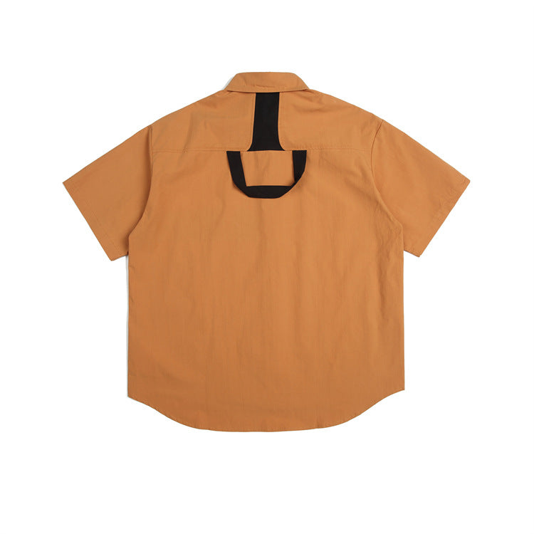 Choose from 3 colors of cotton short-sleeved work shirts