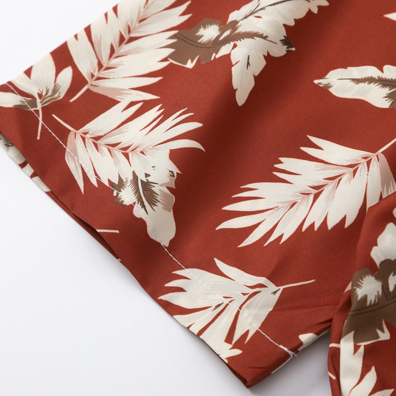 Retro Red All-Over Print Aloha Shirt