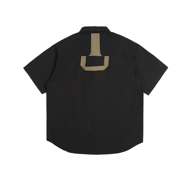 Choose from 3 colors of cotton short-sleeved work shirts