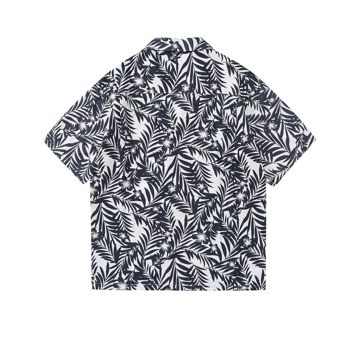 Breathable cotton linen aloha shirt