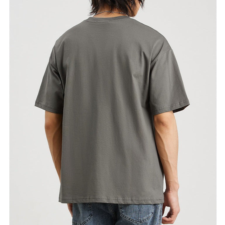 Alphabet print cotton t-shirt