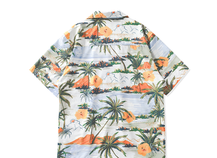 Hawaiian Print Short Sleeve Shirt