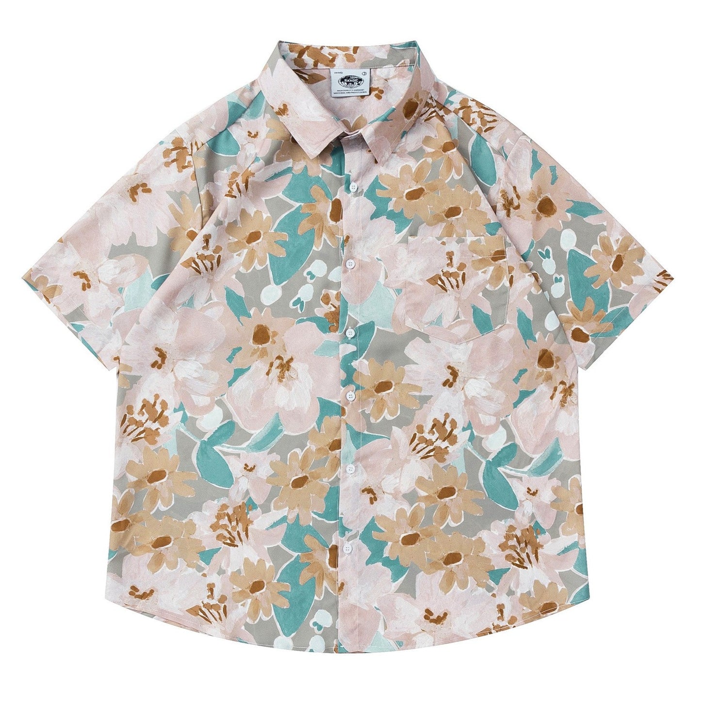 Hawaiian Vacation Painting Print Shirt
