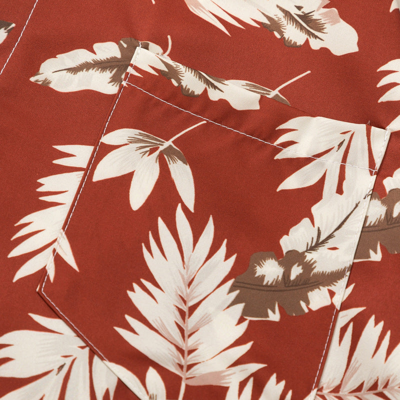 Retro Red All-Over Print Aloha Shirt