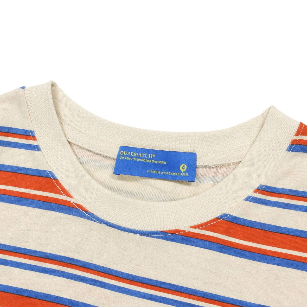 Classic horizontal striped short sleeve T-shirt