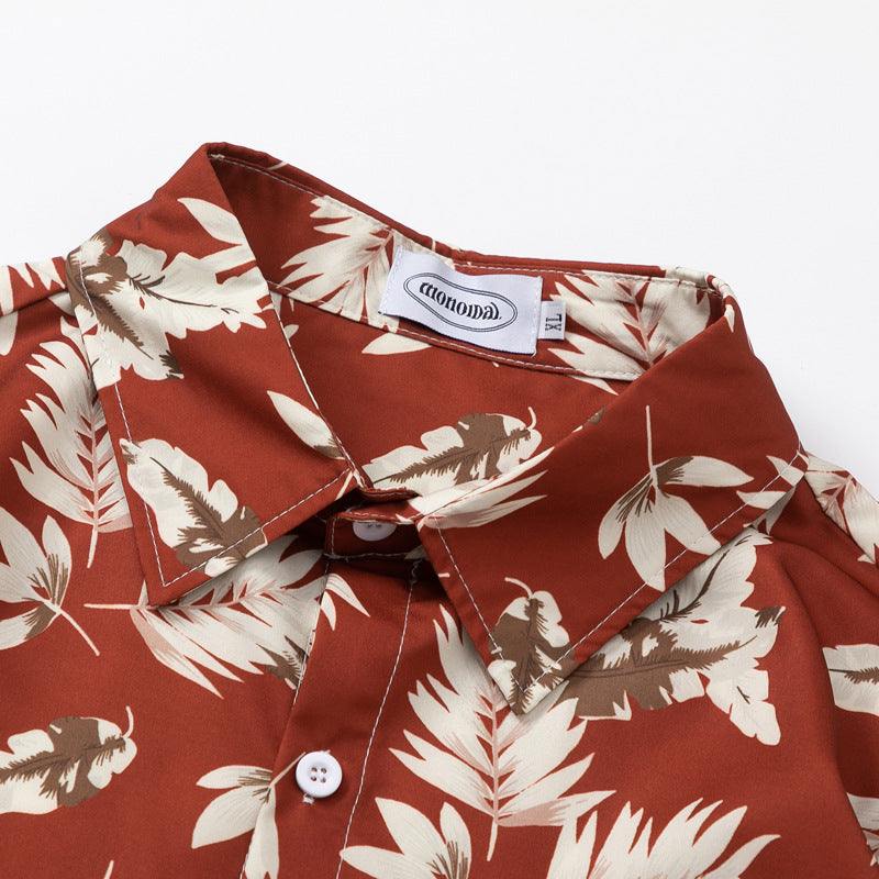 Retro Red All-Over Print Aloha Shirt