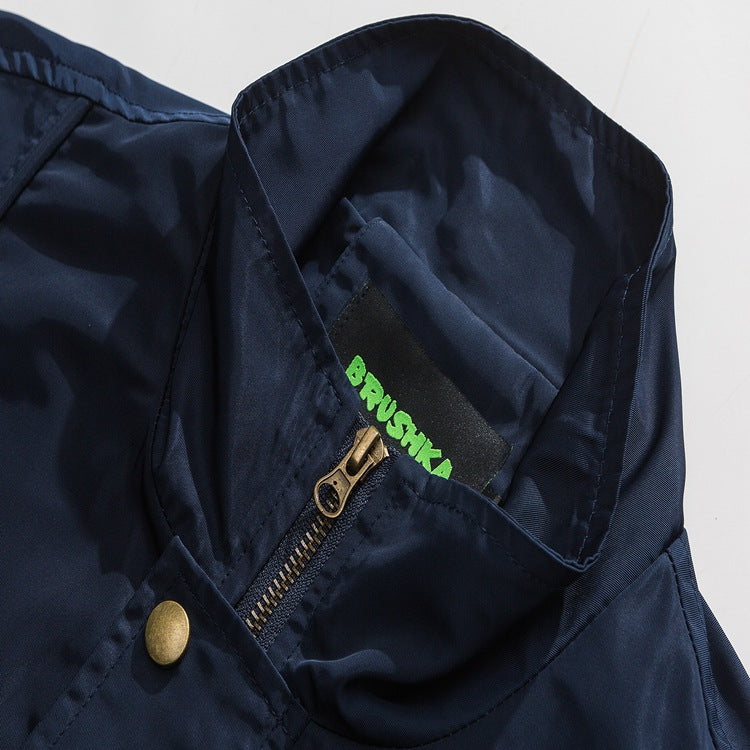 American casual retro flight jacket