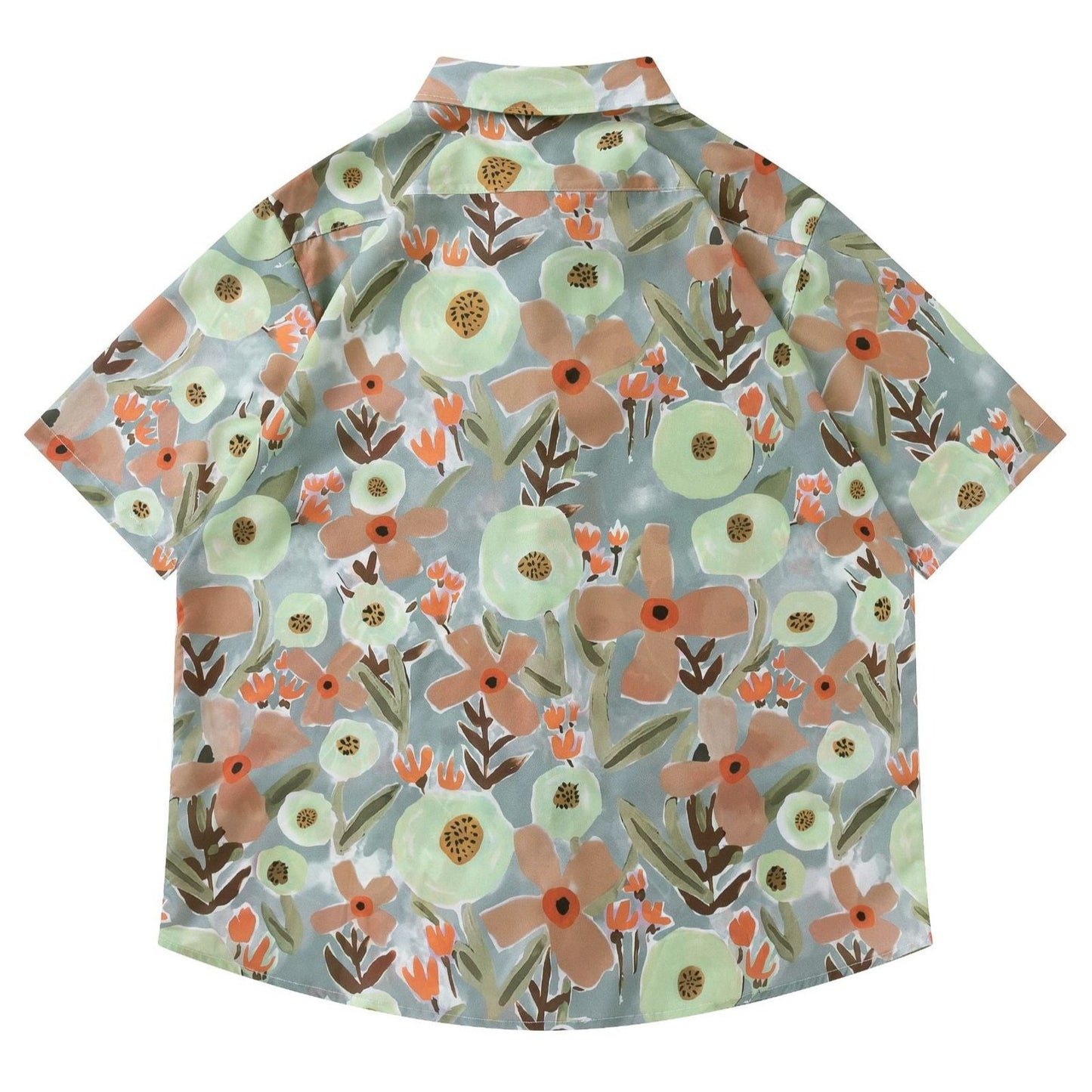 Hawaiian Vacation Floral Print Shirt