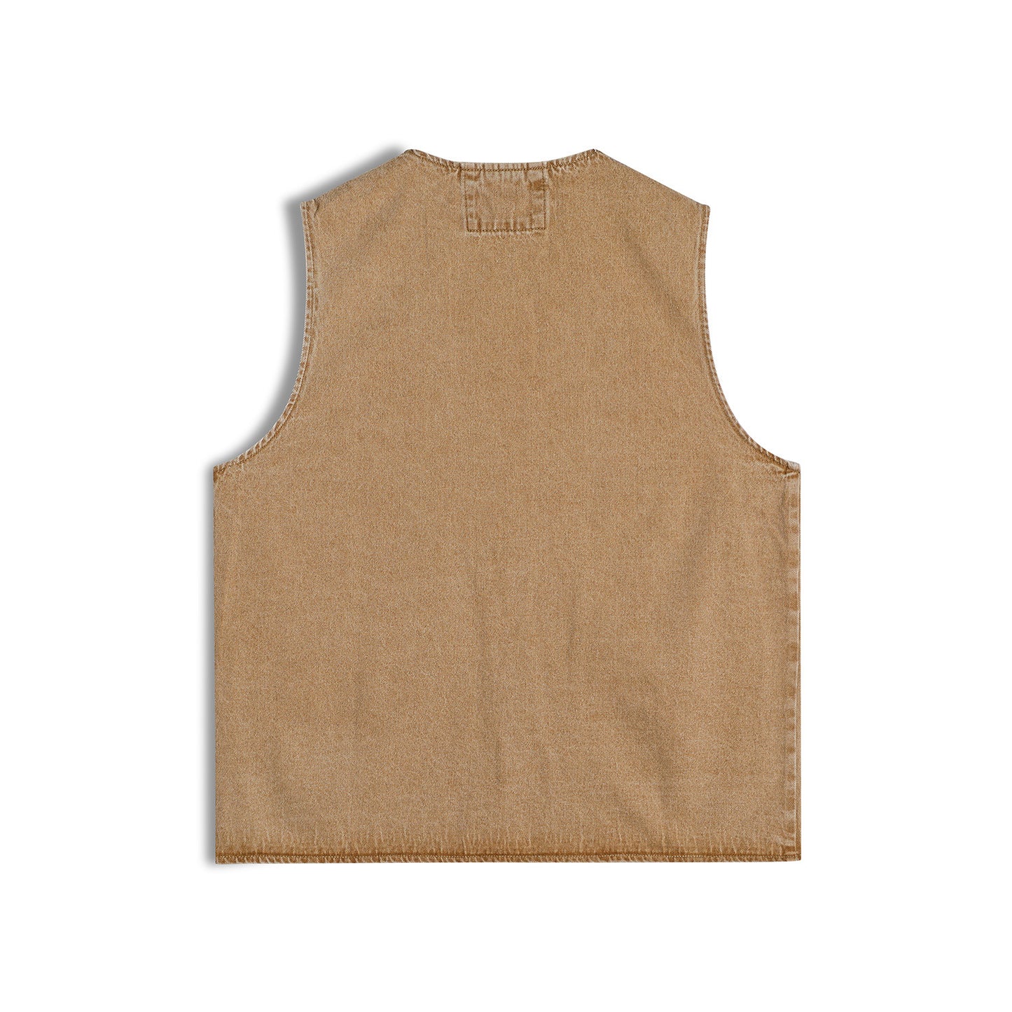Classic multi-pocket denim work vest