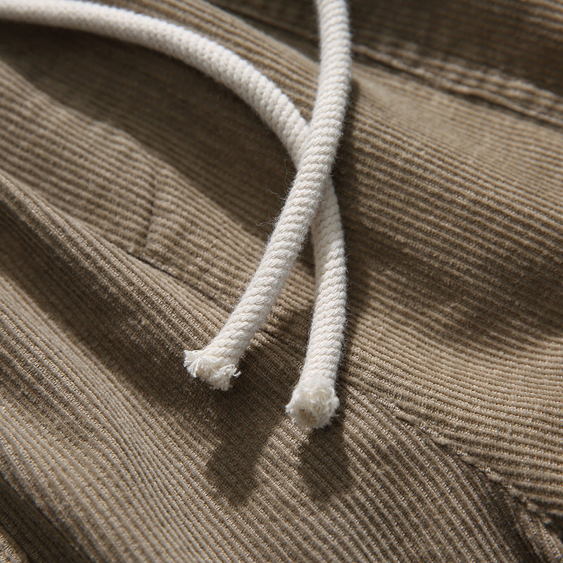 Casual Corduroy Pocket Slacks