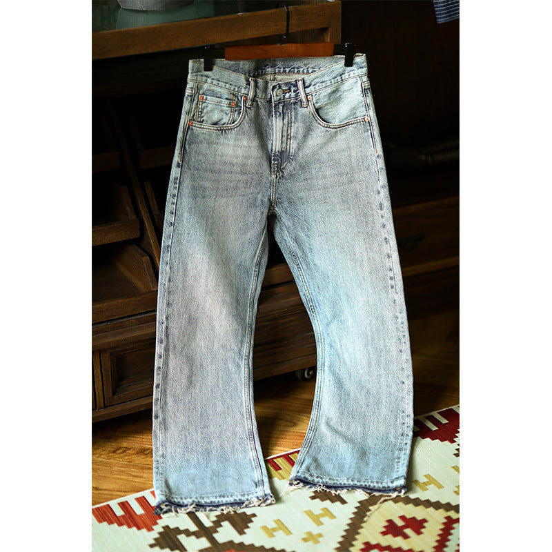 Bootcut denim pants