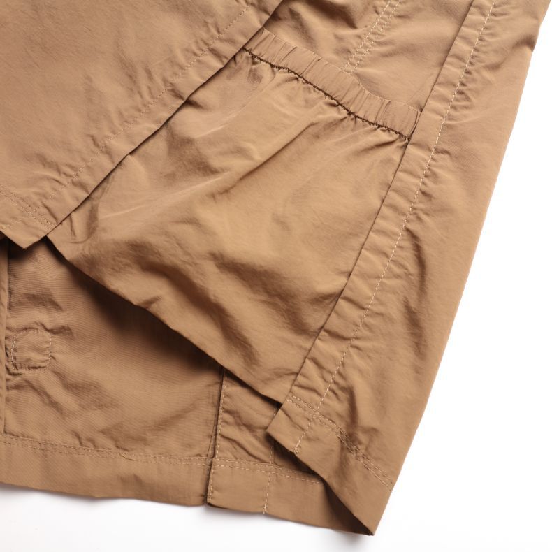 Multi-pocket plain short-sleeved work shirt in four colors