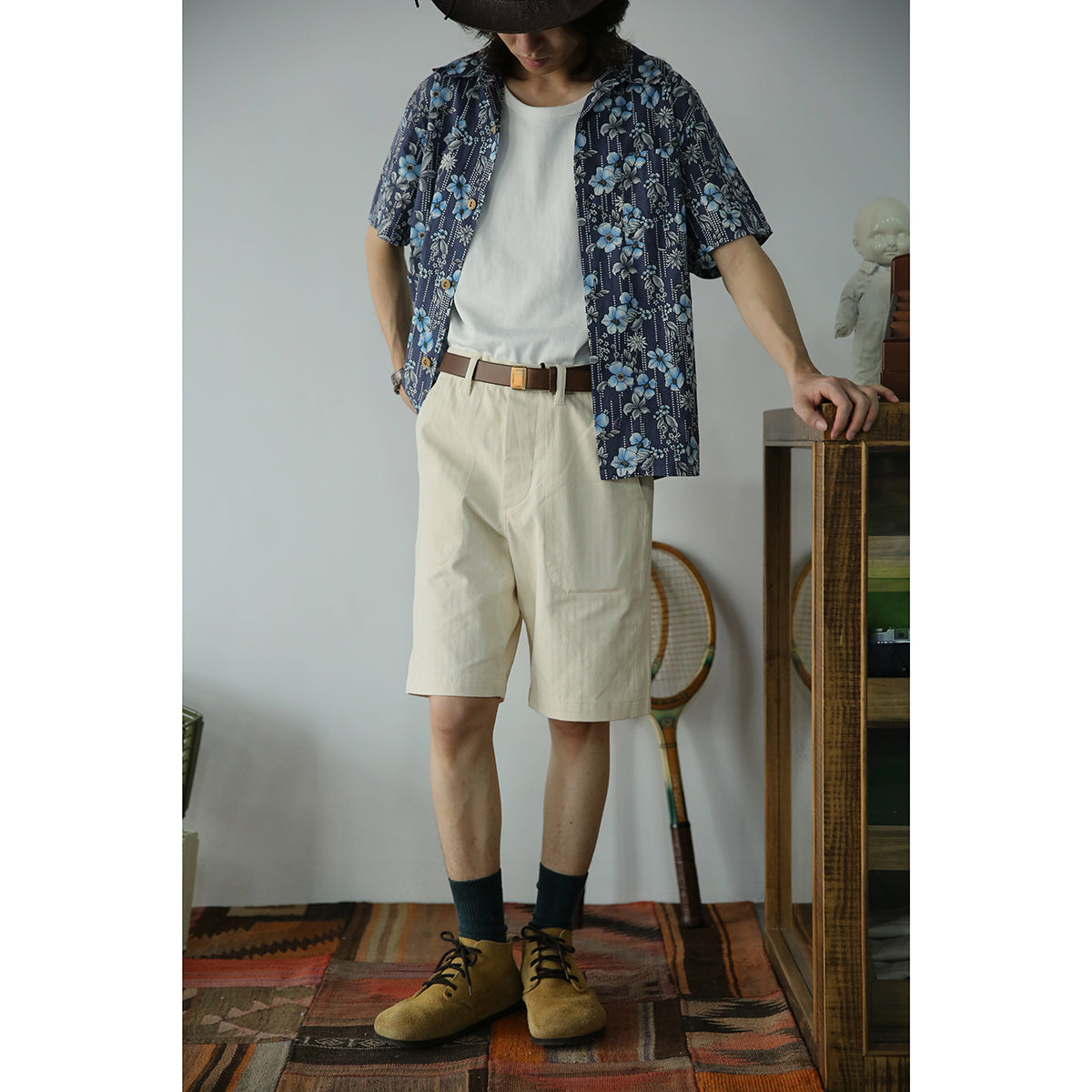 Obrieta all-over print aloha shirt