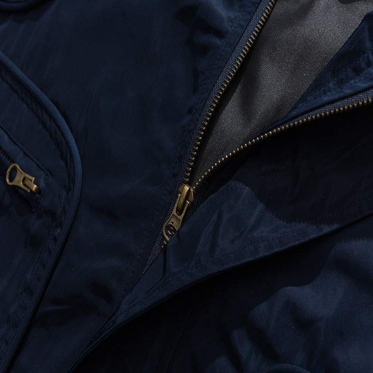 American casual retro flight jacket