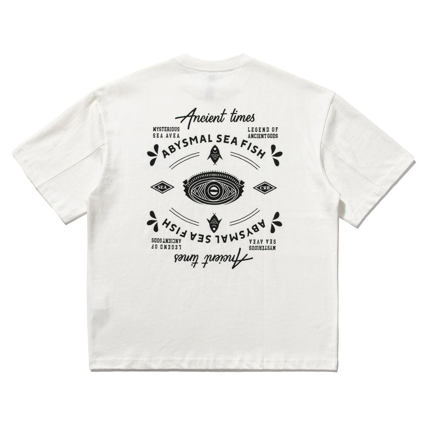 American casual alphabet print short sleeve T-shirt
