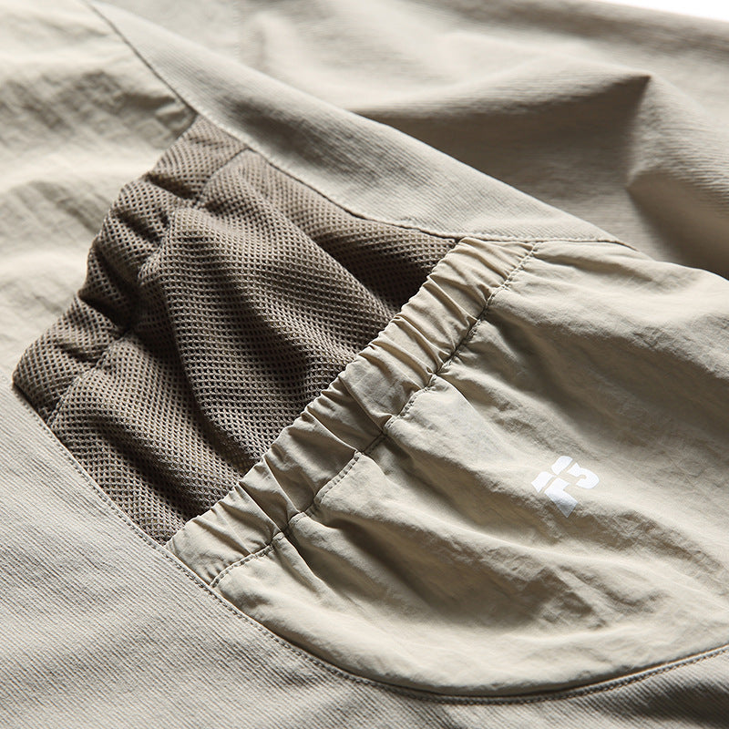 Retro color pocket loose hoodie