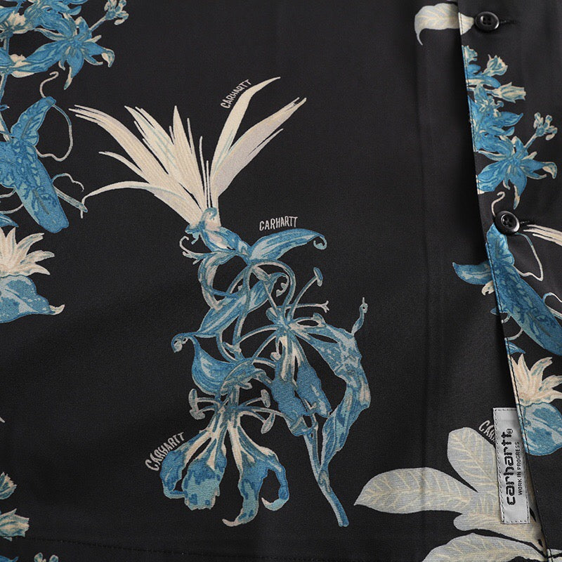 High-quality, soft textured all-over print aloha shirt