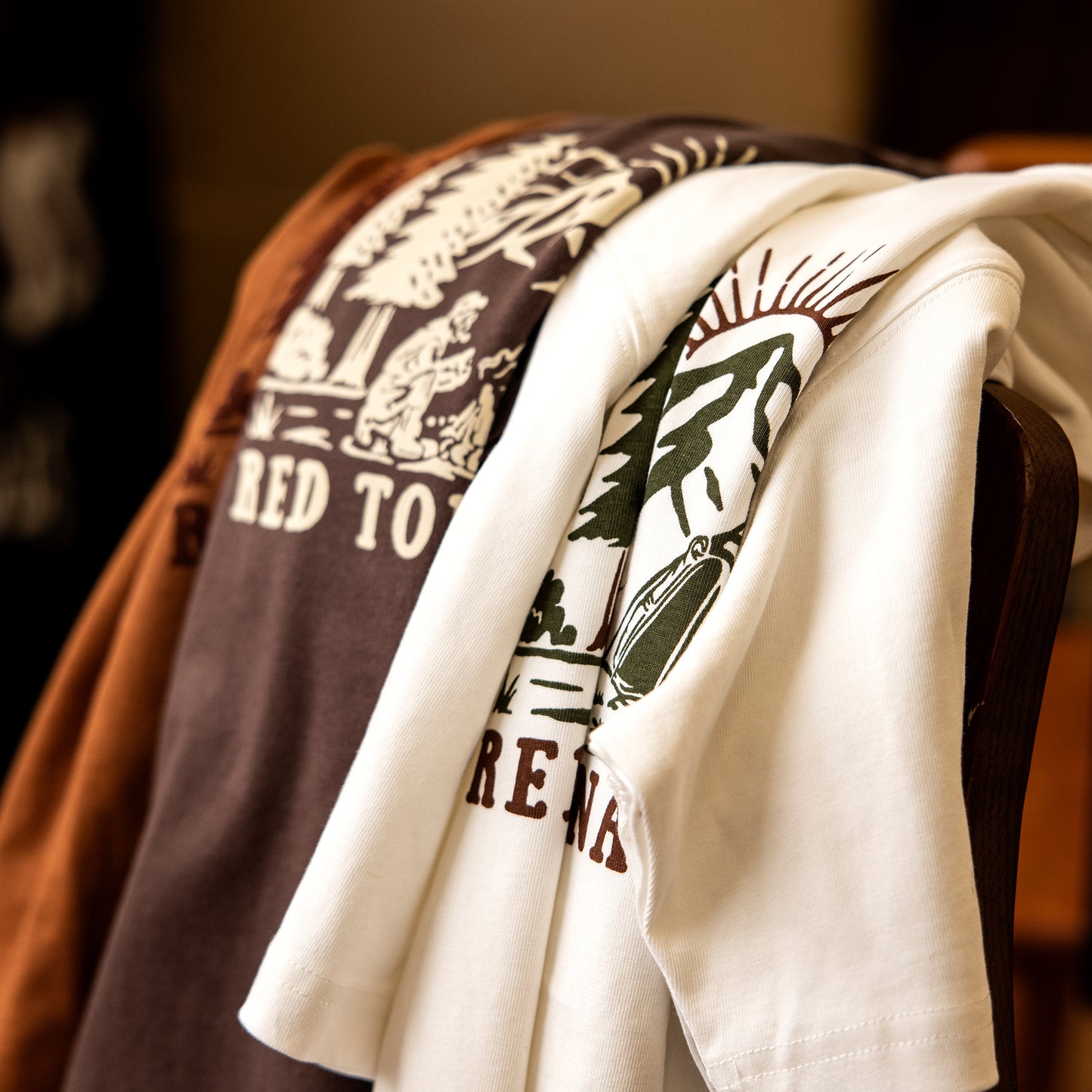 "Outdoor Leisure" Series Printed Heavyweight T-Shirt