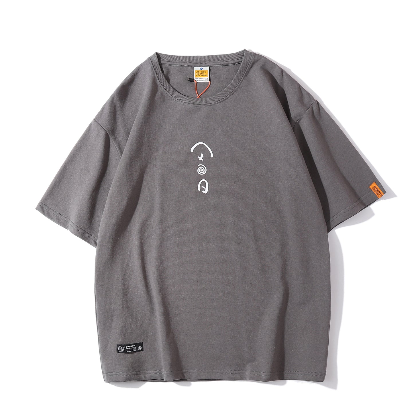 American casual five-color embroidered simple short-sleeved T-shirt